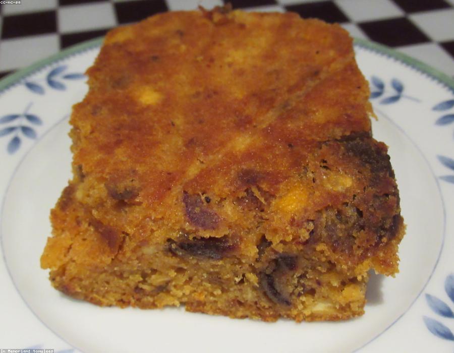 Date Cake Slice