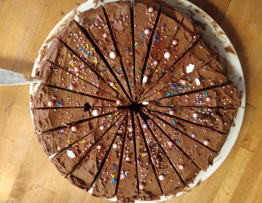 Chocolate Cake Slice